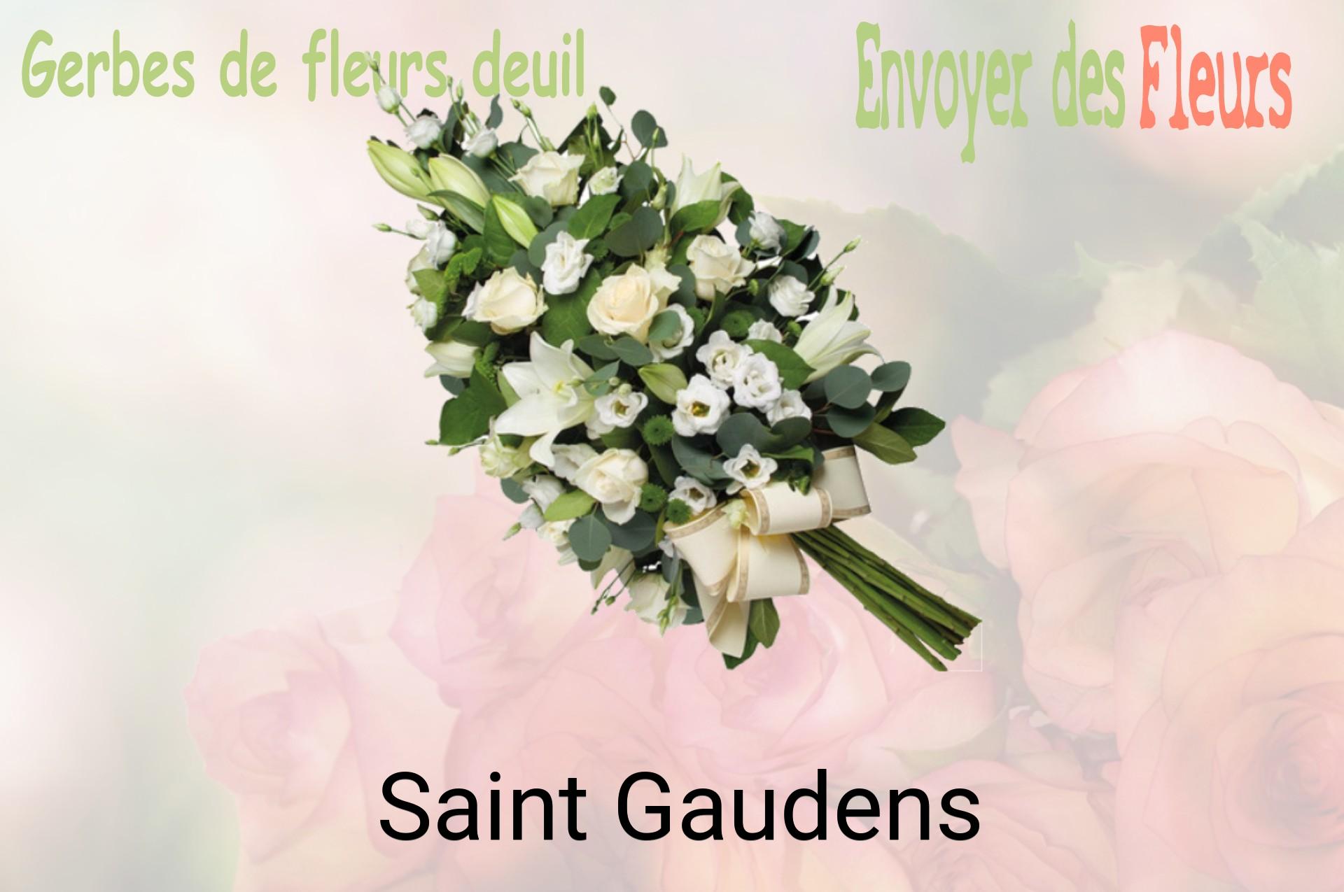 Gerbe de fleurs de deuil livrée à Saint-Gaudens